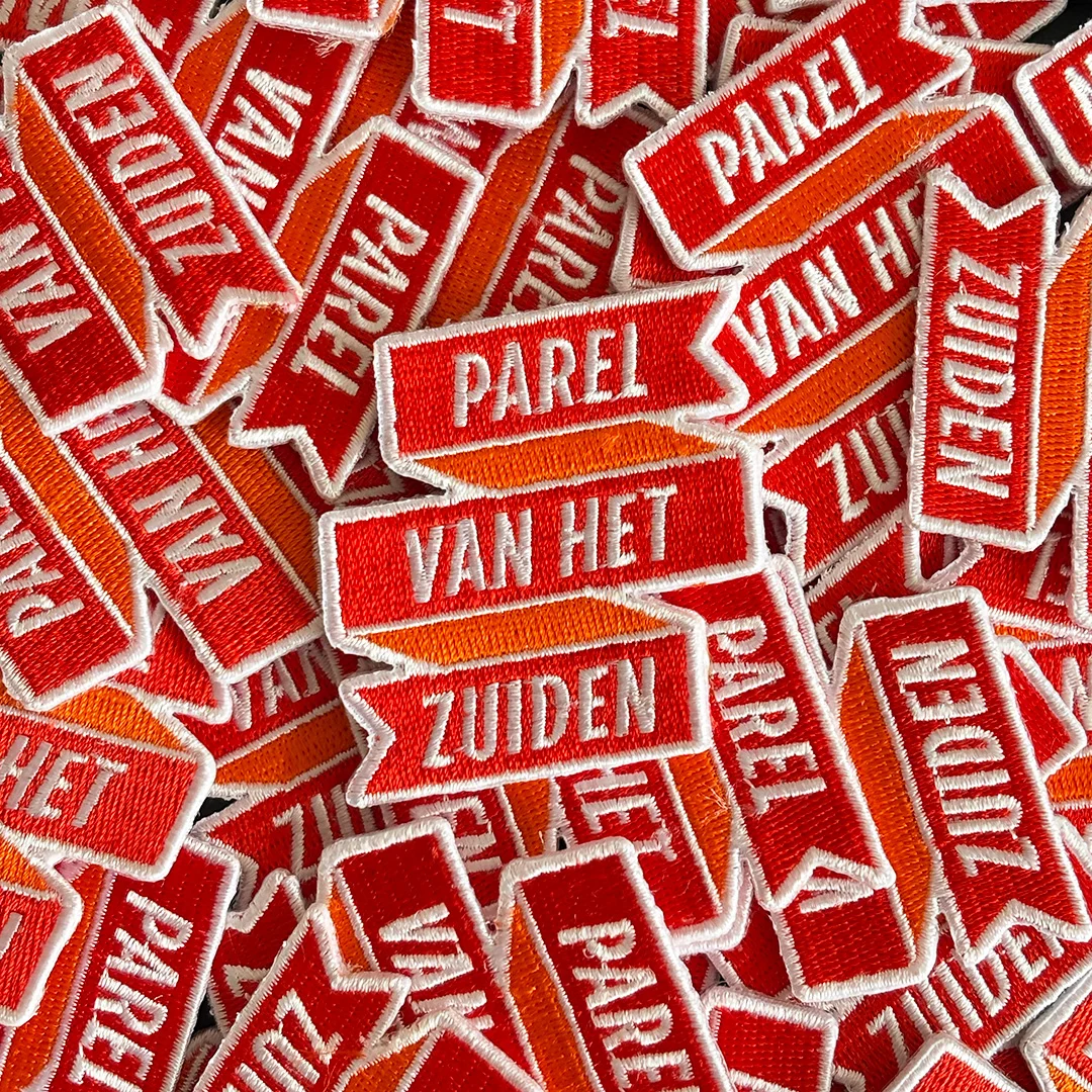 Parel van het Zuiden lint - Bredacarnaval parelvanhetzuidenembleem - IN055-13