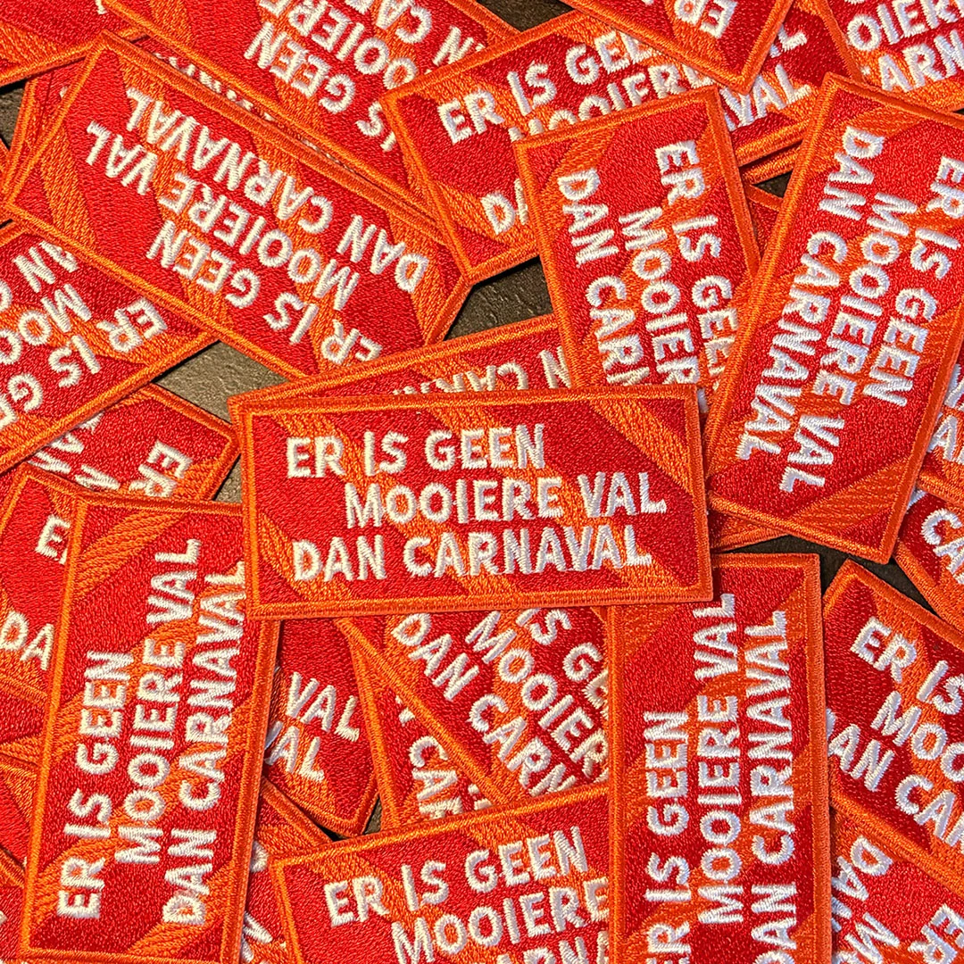 Er is geen mooiere val dan carnaval - Carnavalsemblemen geenmooierevaldancarnaval bredakielegat - IN006-08