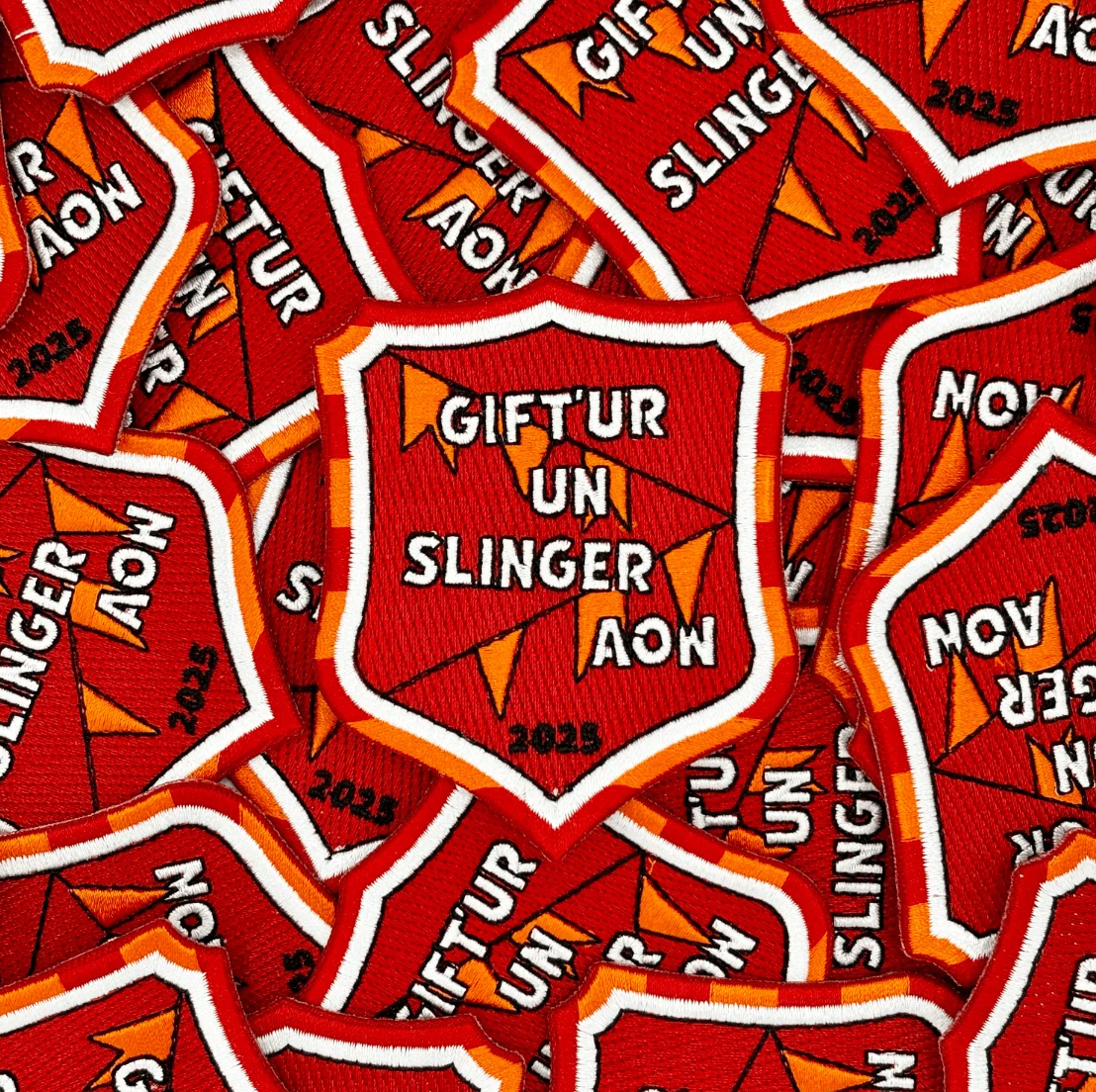 Gift'ur un slinger aon - Motto 2025 - Giftur un slinger aon min - IN010-12