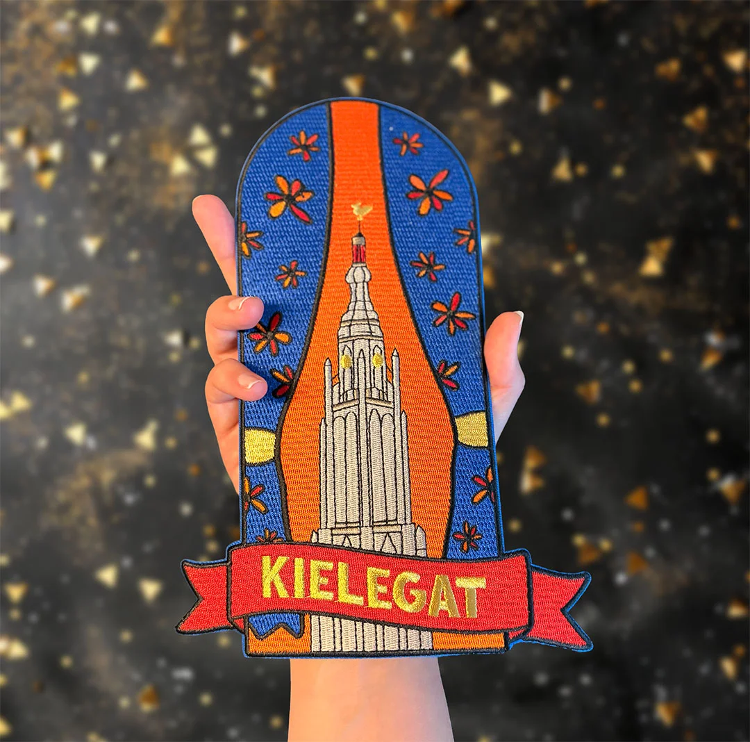 Rug embleem grote kerk Breda - Grotekerkbreda kielegatemblemen carnaval 1 - IN012-01