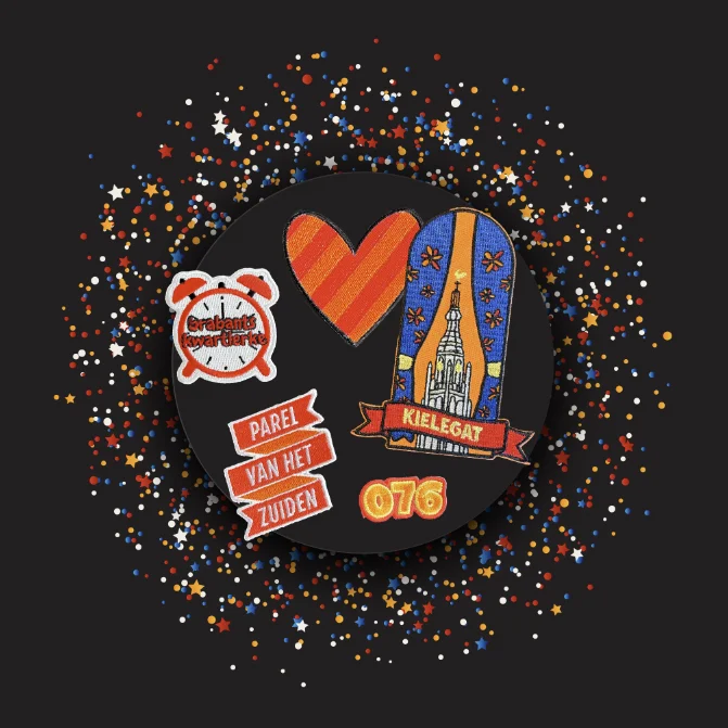 Ik heb geen ruggengraat pakket - Kielegatemblemenvoordeelpakket carnavalbreda - 025
