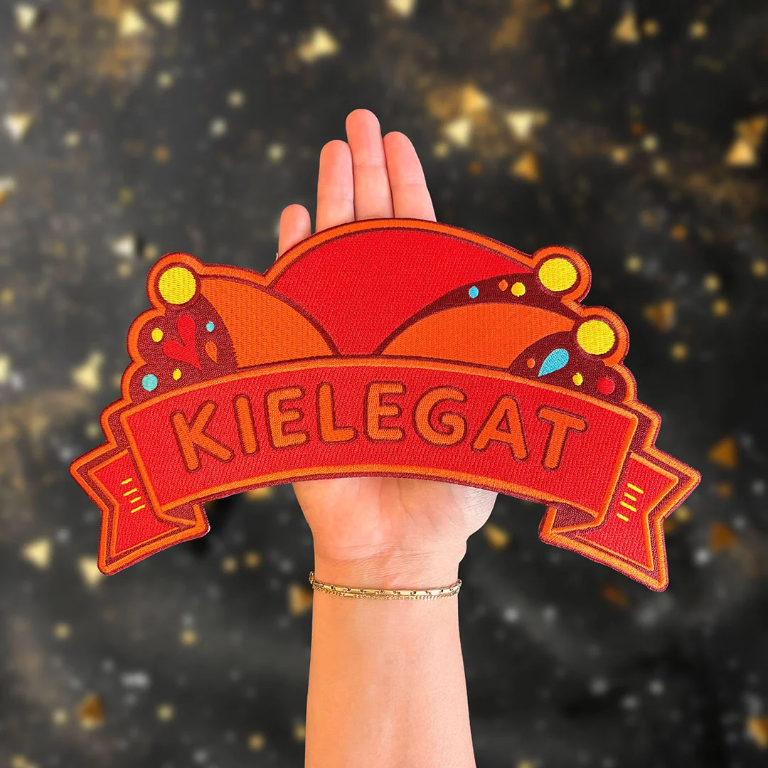 Steek rugembleem - Kielegatsteek emblemencarnavalbreda - IN115-01