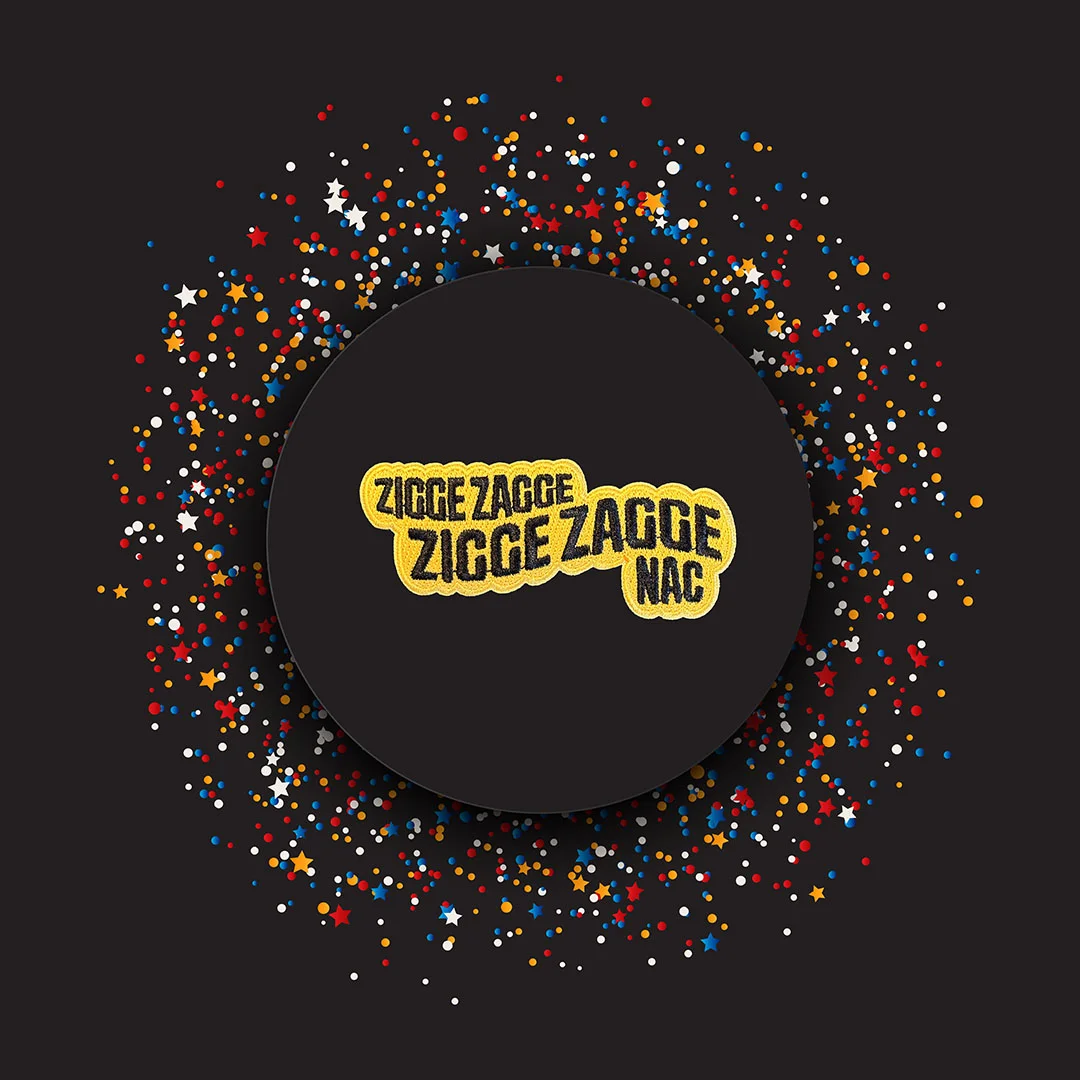Zigge Zagge NAC - Nacbreda carnavalsembleem ziggezagge 1 - IN103-13