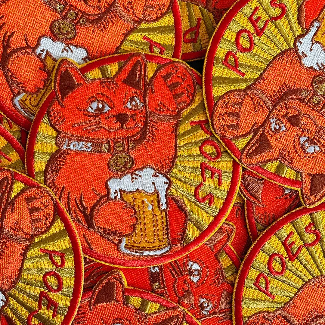 Poes van tante Loes - Poesvanloes carnavalsembleem kielegatbreda 1 - IN099-14