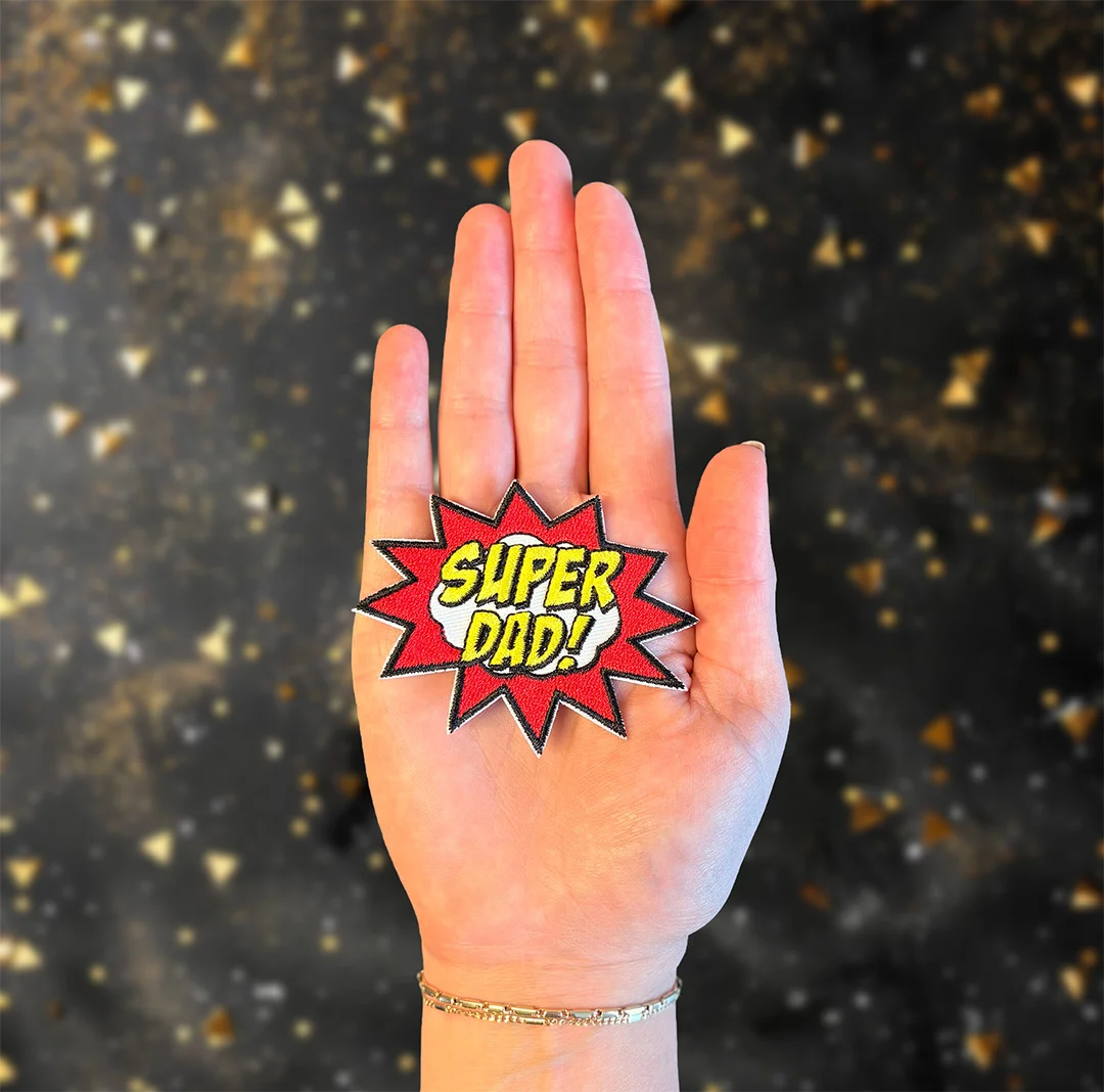 Super Dad - Superdad carnavalsembleem vaderdagcadeau - IN077-08