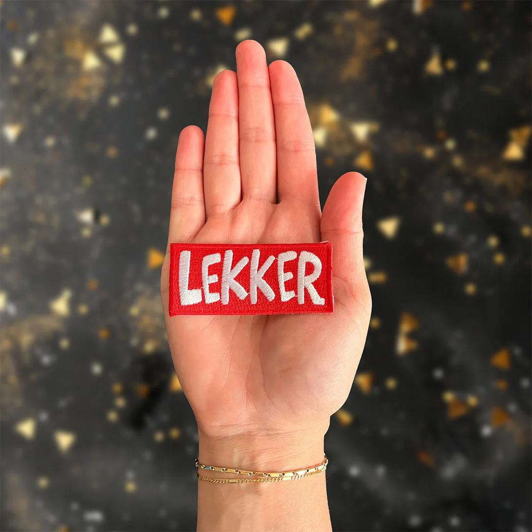 LEKKER - Uniekeemblemenkielegat lekkerembleem - IN105-14