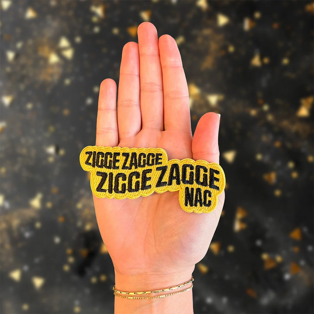 Zigge Zagge NAC - Ziggezaggenac bredaembleem - IN103-13